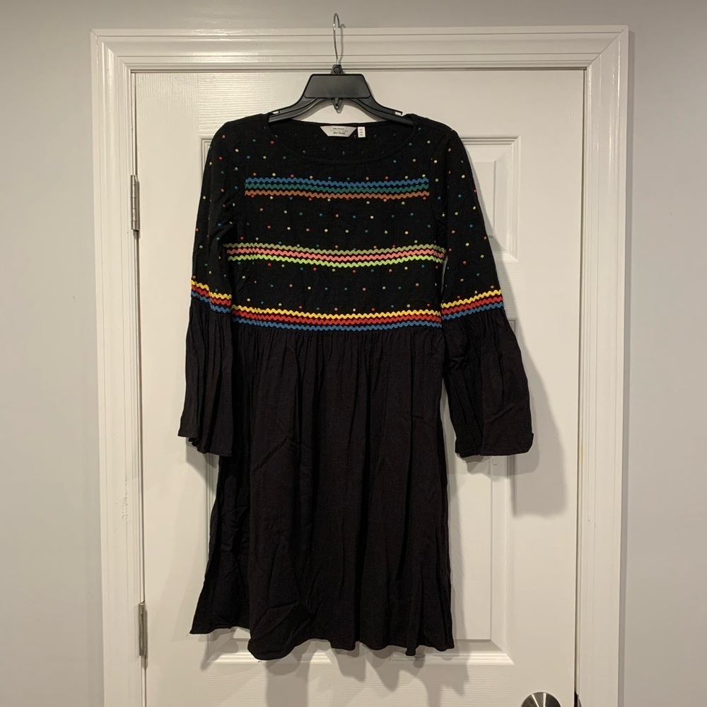 & Other Stories Rainbow Embroidered Dress